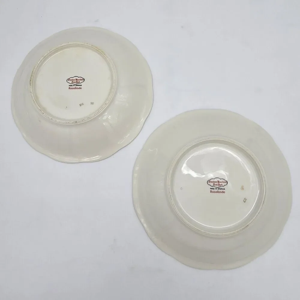 2 Theodore Haviland New York Rosalinde 7.5
